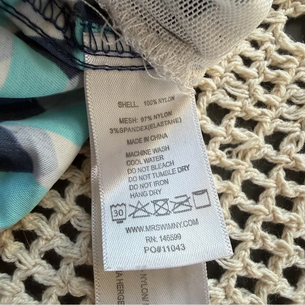 Jr. Swim Bathing Suit Trunks Shorts Blue Pattern Boys Toddler Size  4
